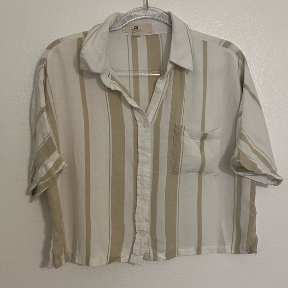 Kyle Crop Button Up main image 0